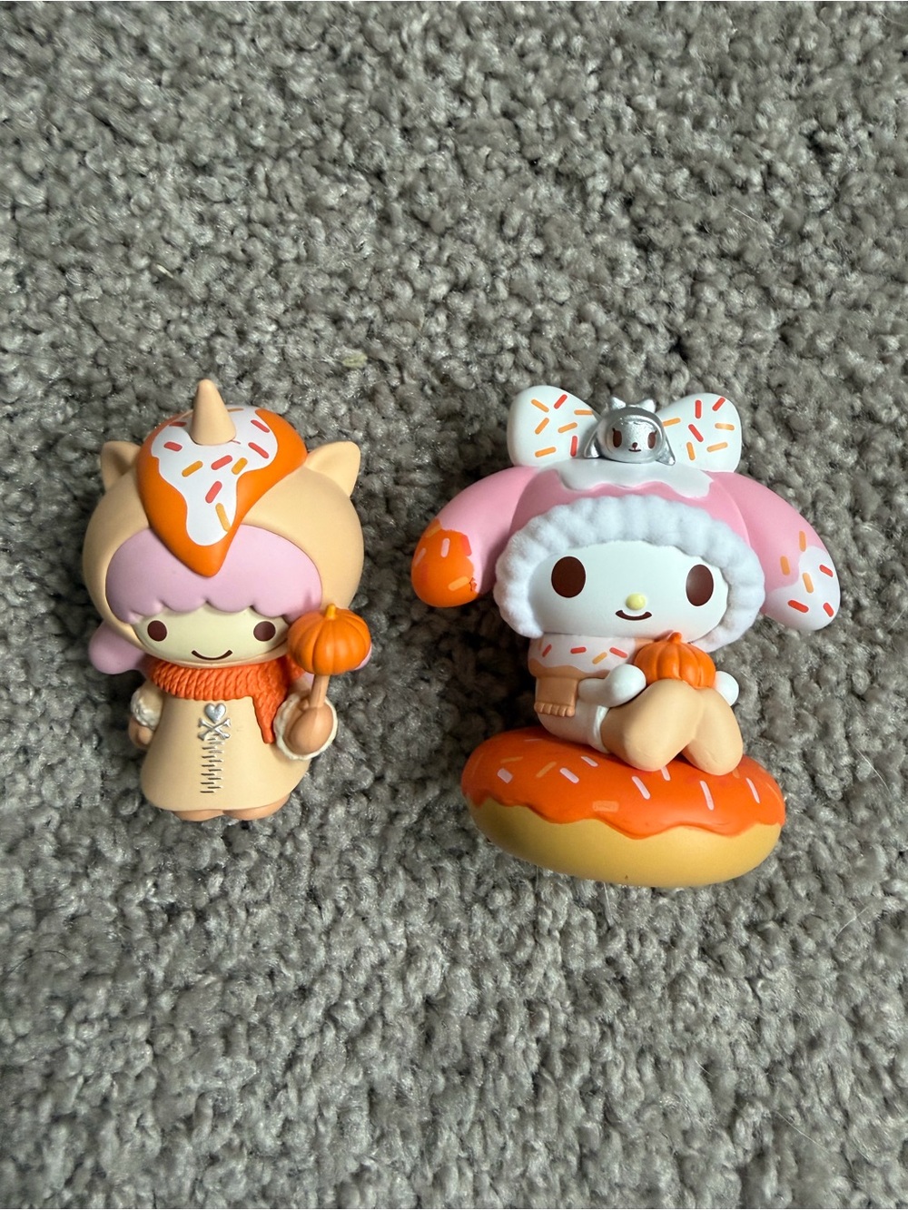 Tokidoki X Sanrio Pumpkin Spice Figures Lala and My Melody